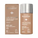 beesline age defense tinted facial fluid sunscreen spf 50 40ml