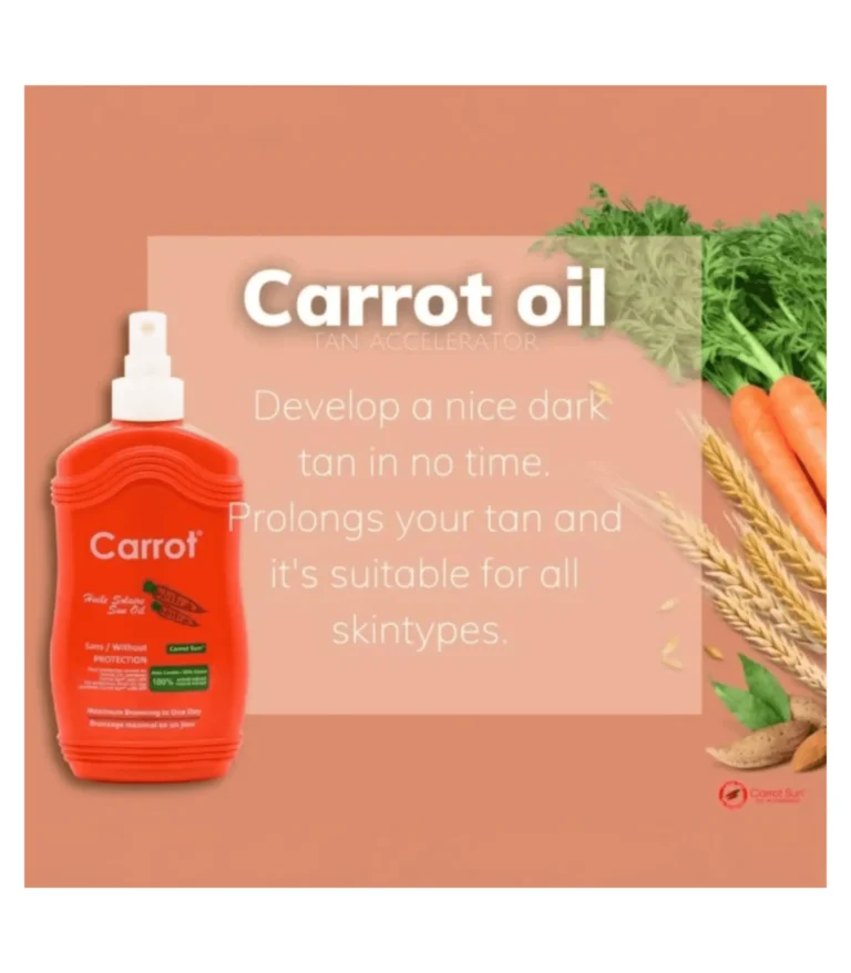 carrot sun spray tanning oil 200ml