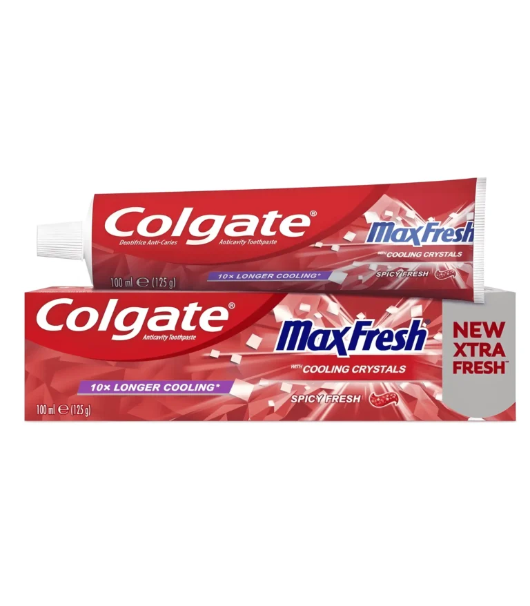 Colgate MaxFresh toothpaste with cooling crystals extra freshness and whitening Lebanon