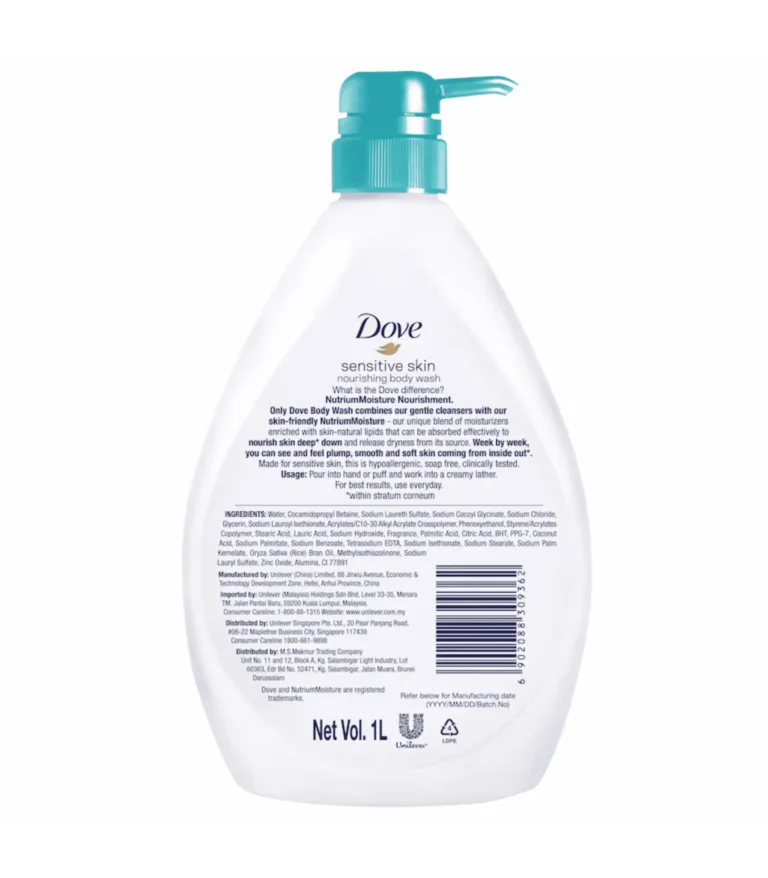 dove sensitive skin body wash