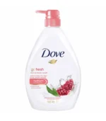 Dove Go Fresh Revive Body Wash 550ML in Lebanon. Pomegranate & lemon verbena scent, NutriumMoisture™ formula, softer skin after one wash. Fast delivery across Lebanon