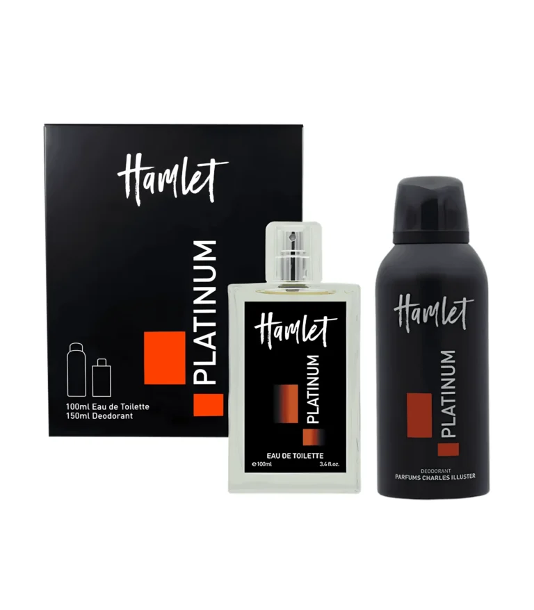 Hamlet Platinum Set with Eau de Toilette 100ML and Deodorant 150ML - Fast delivery across Lebanon