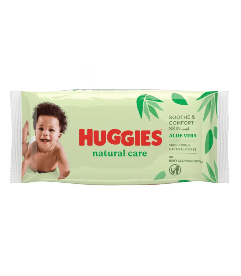 huggies natural care aloe vera baby wipes 56 count