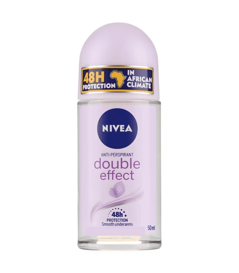 nivea double effect roll on deodorant antiperspirant 50ml