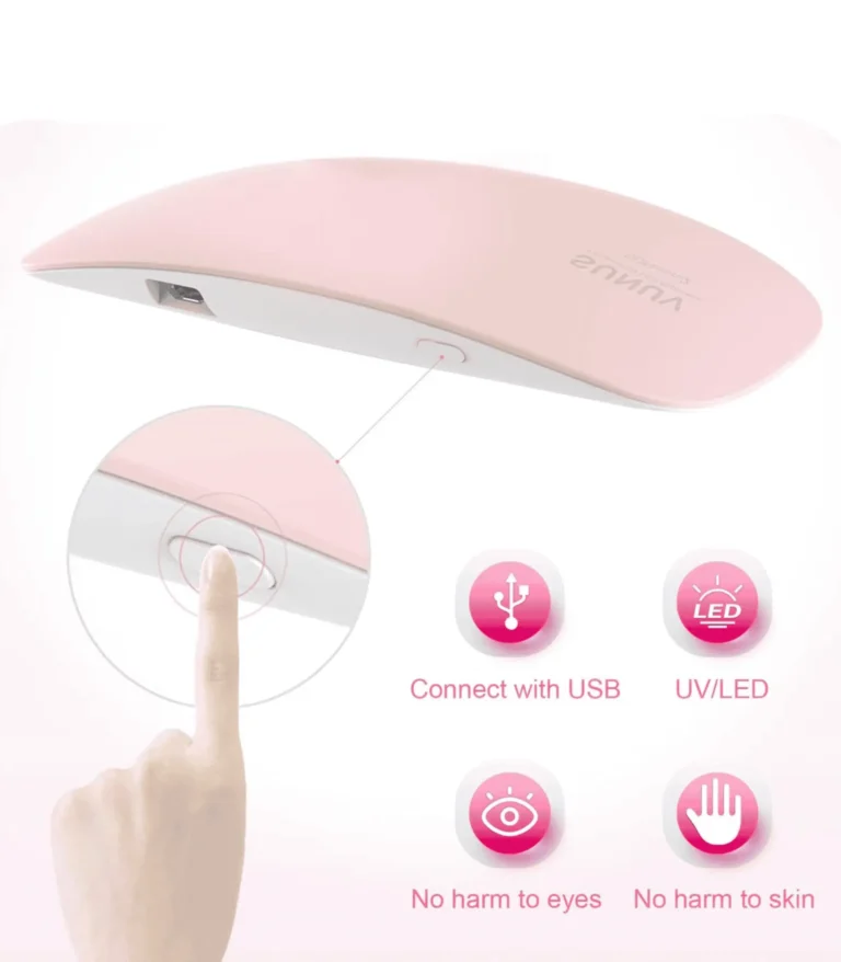 SUNmini2 6W UV LED nail lamp with motion sensor and touch control