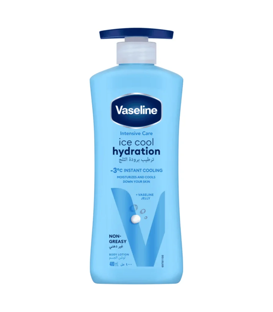 Vaseline Ice Cool Hydration Body Lotion 400ml - Freddy's House Lebanon