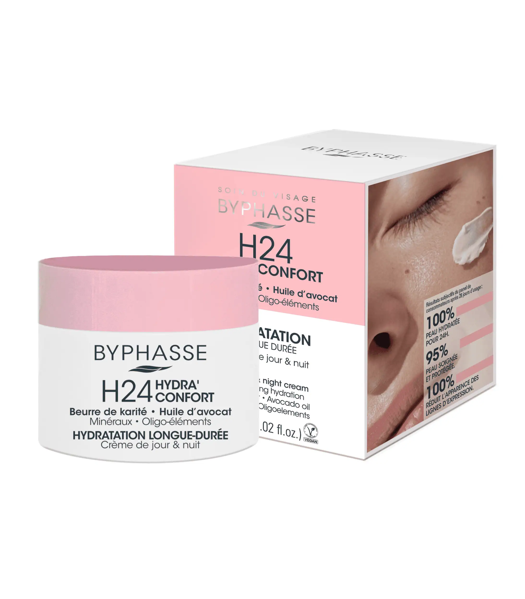 byphasse h24 hydra’confort Byphasse H24 Hydra'Confort Day and Night Cream 60ml