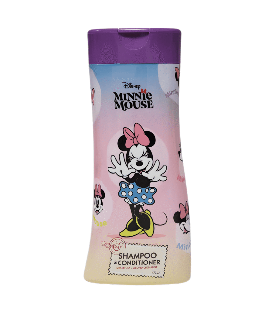 nevada kids disney minnie mouse 2 in 1 shampoo & conditioner