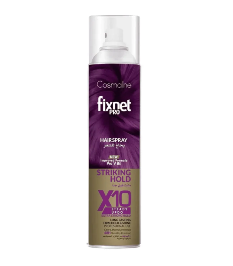 cosmaline fixnet pro x10 extra strong hold hair spray 500ml