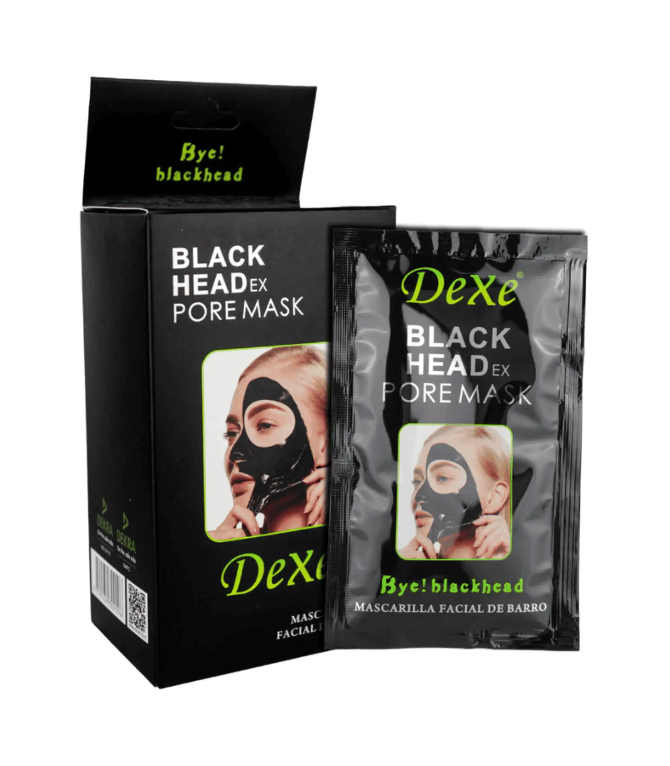dexe black hair ex pore mask Dexe Black Hair Ex Pore Mask 10×20g – charcoal blackhead remover