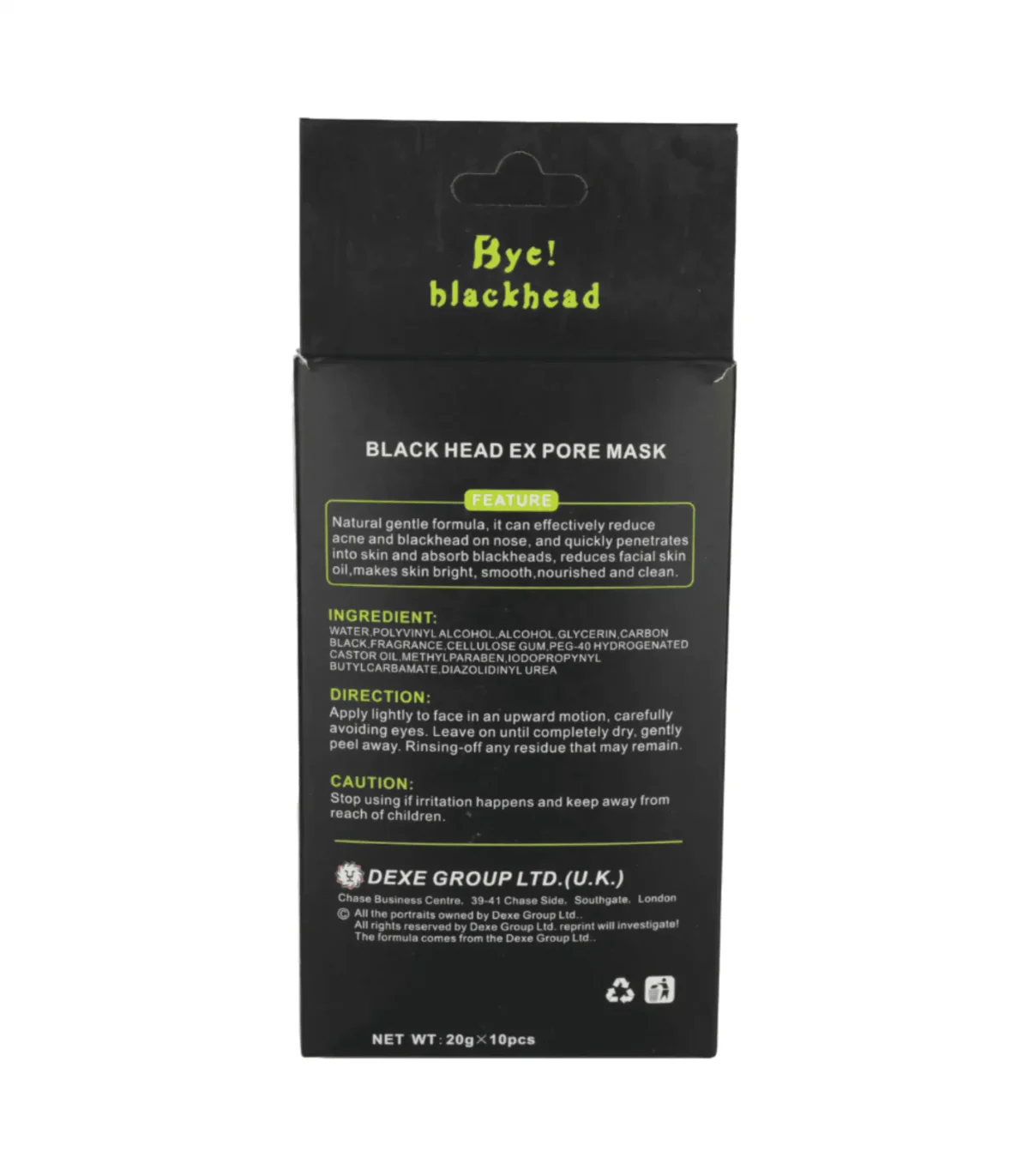 Dexe Black Hair Ex Pore Mask | Freddy's House Lebanon
