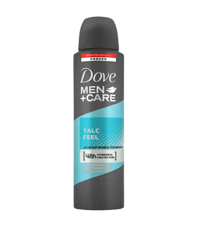 dove men+care talc feel deodorant spray 150ml