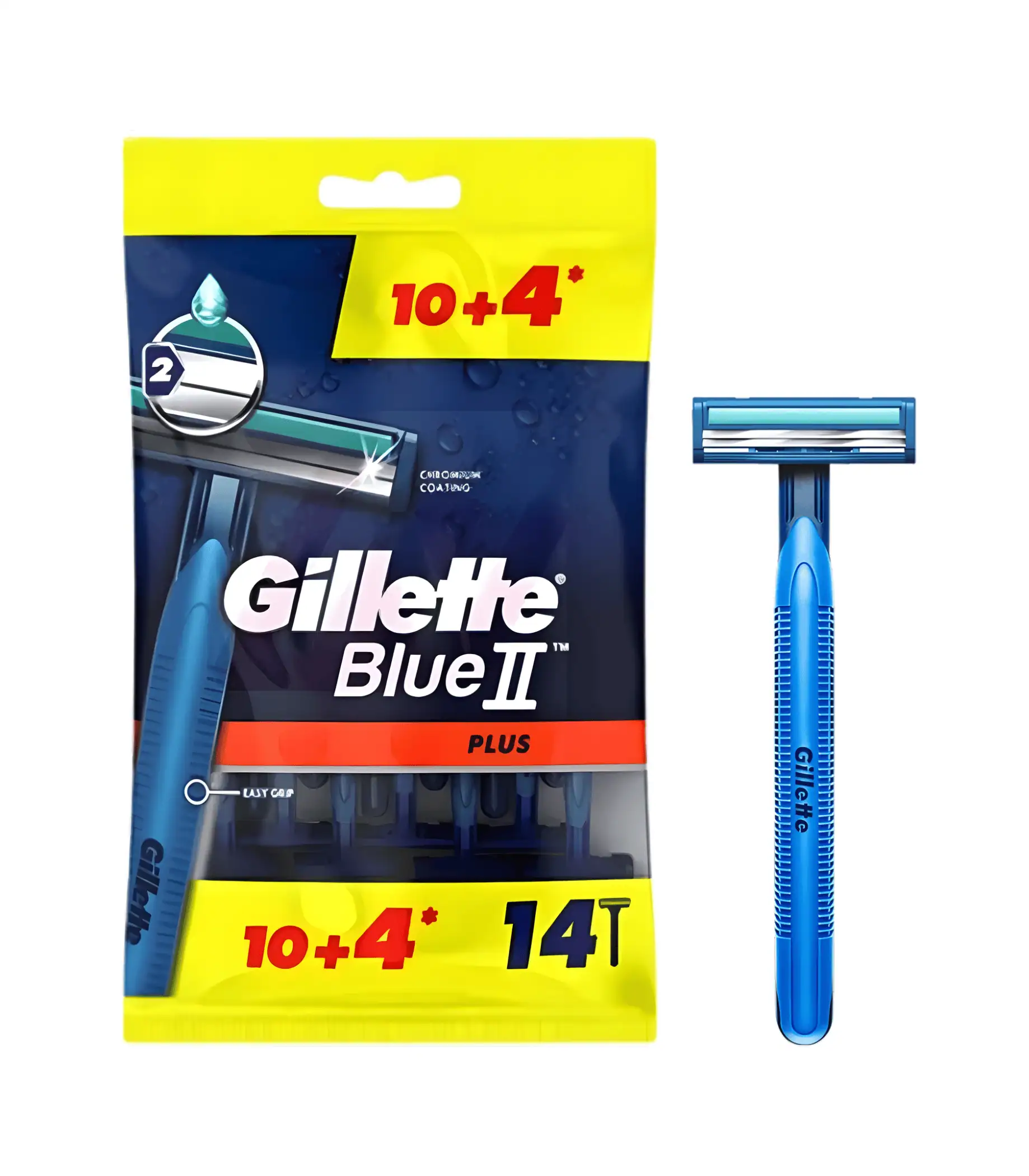 gillette blue 2 plus ultra grip disposable razors 14 pieces gillette blue 2 plus ultra grip disposable razors 14 pieces