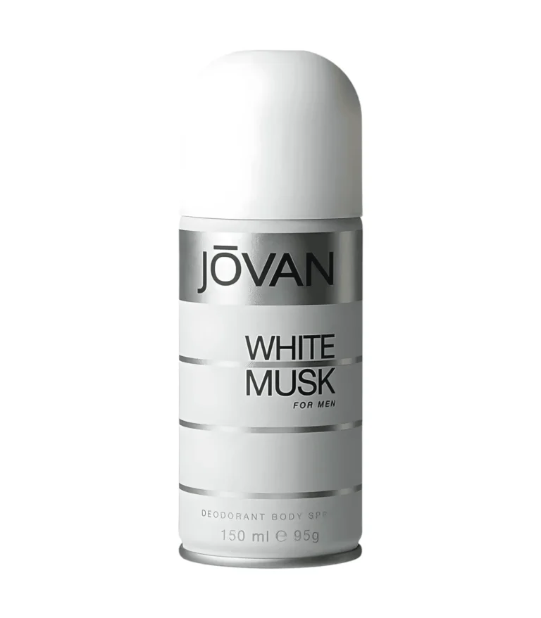 jovan white musk deodorant spray pour homme 150ml