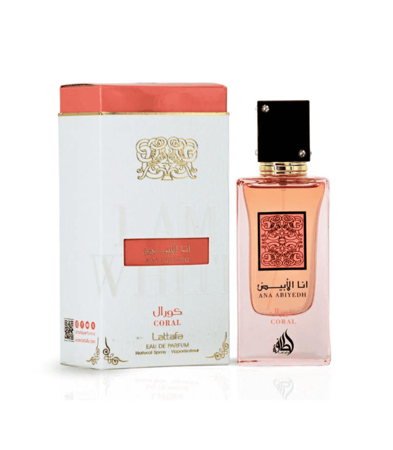 lattafa ana abiyedh coral eau de parfum 60ml