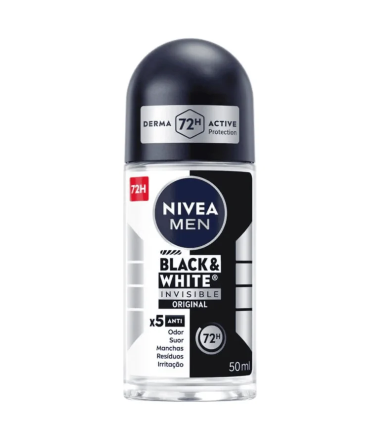 nivea men black & white original 72h anti perspirant roll on 50ml
