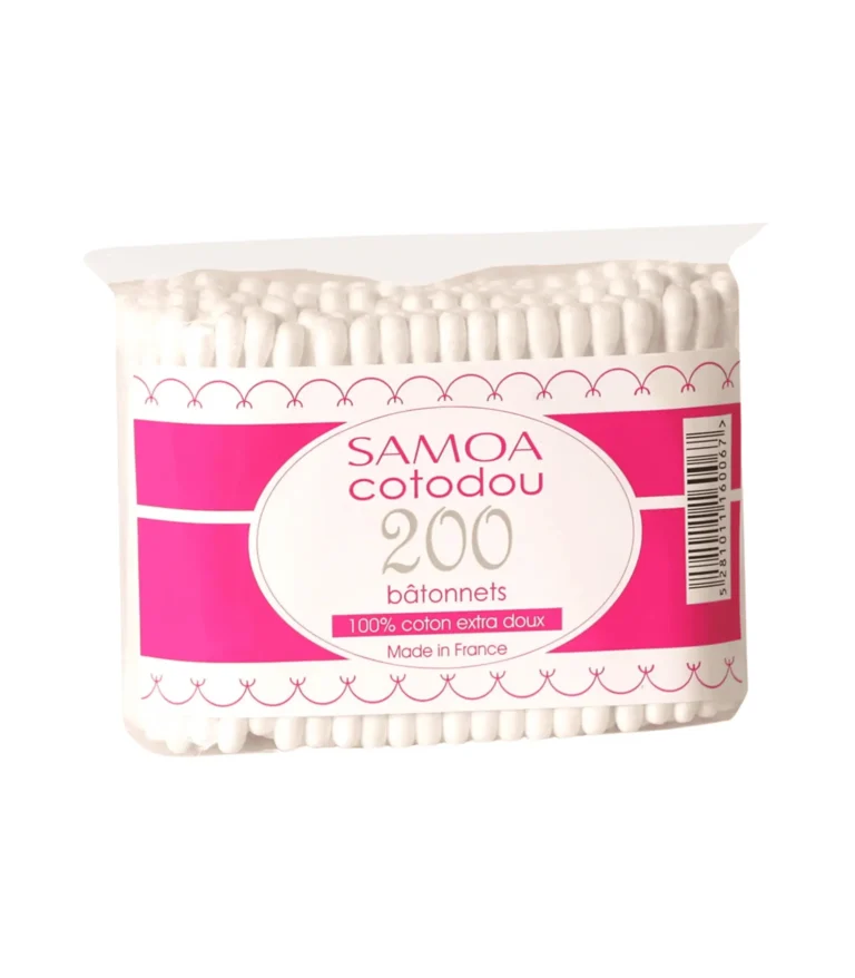 Samoa Cotodou Cotton Buds 200 tiges sachet – 100% cotton swabs