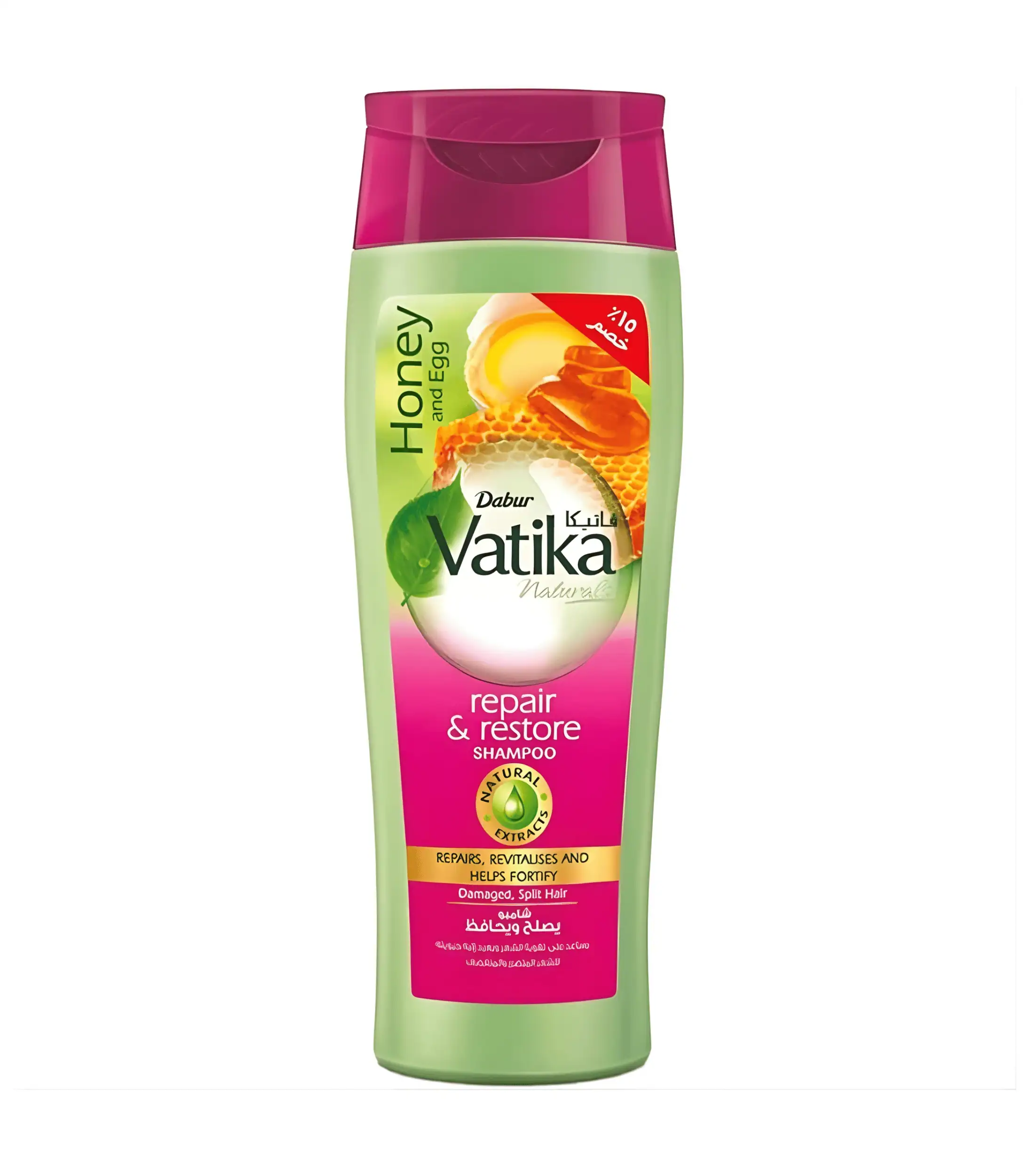 vatika repair & restore shampoo with honey & egg 360ml vatika repair & restore shampoo with honey & egg 360ml