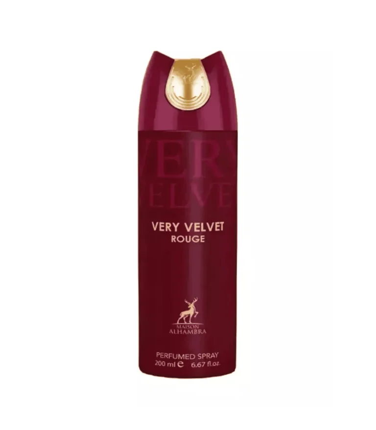 very velvet rouge perfumed body spray – maison alhambra 200ml