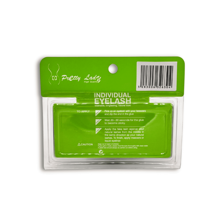 individual medium double black eyelashes el#mdb