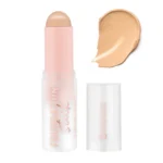 essence Foundation Stick in a portable tube showing the creamy, buildable formula designed for seamless skin coverage and a natural matte finish