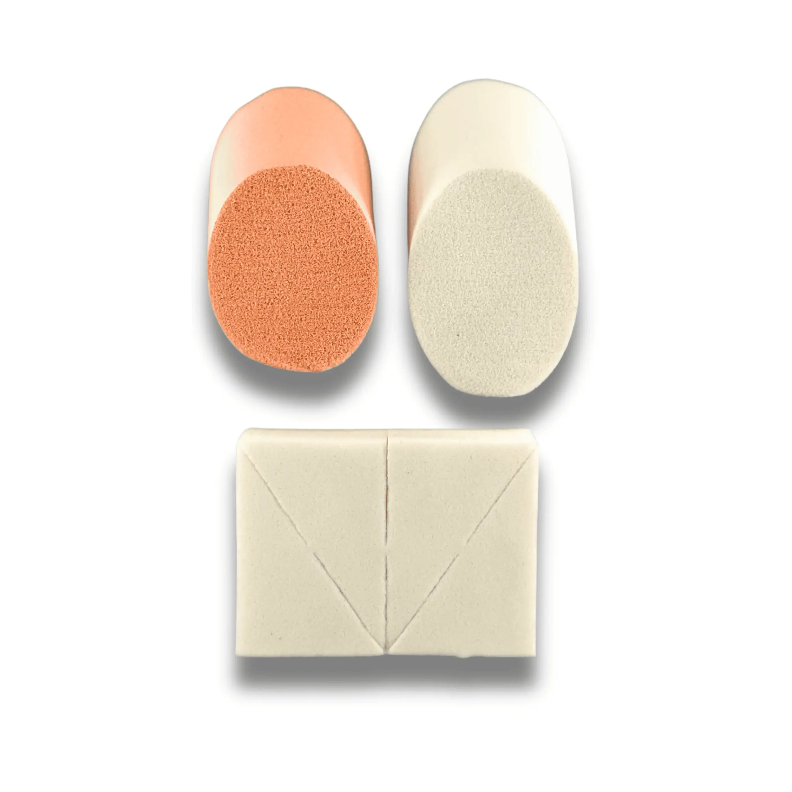 rice shape face sponge 2pcs fs115 rice shape face sponge 2pcs fs115