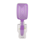 square flexible vent purple hair brush fhb106