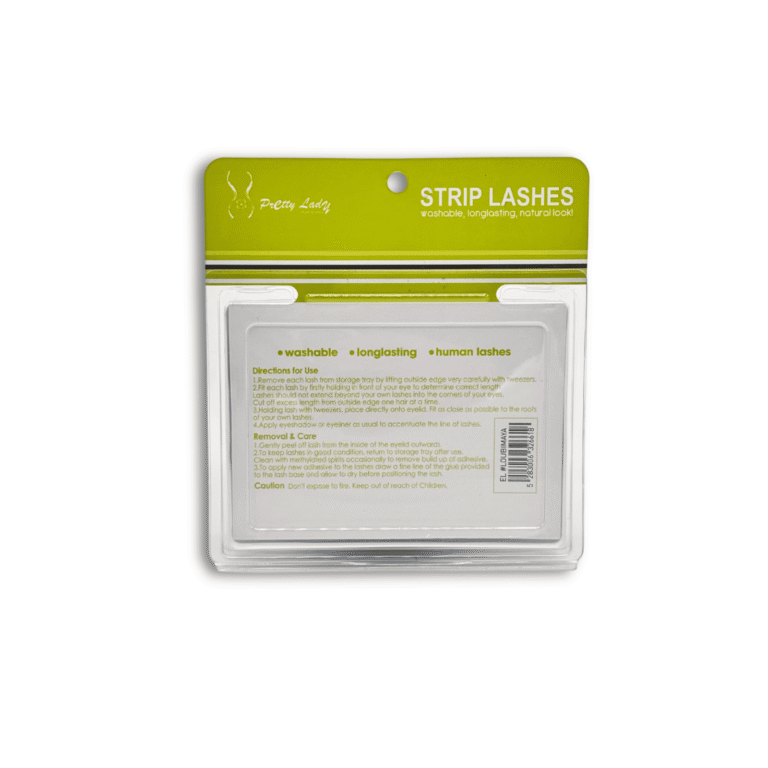 human hair strip lashes 2 pairs el#loubimaya