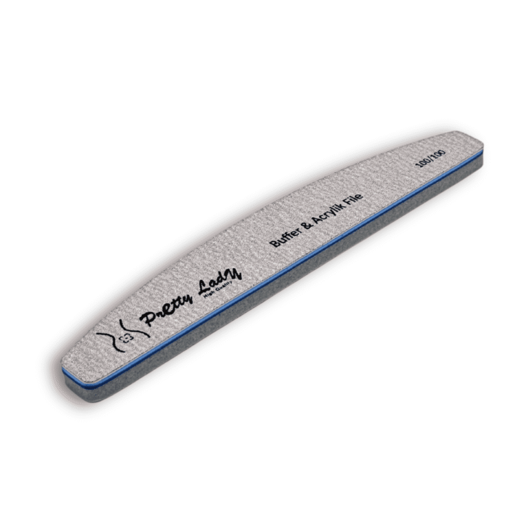 half moon buffer and acrylic nail file 100/100 nf192