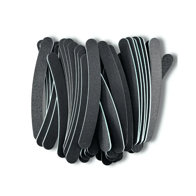 curved black nail file 100/180 50pcs nf253