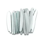 half moon zebra nail file 100/180 50pcs nf254