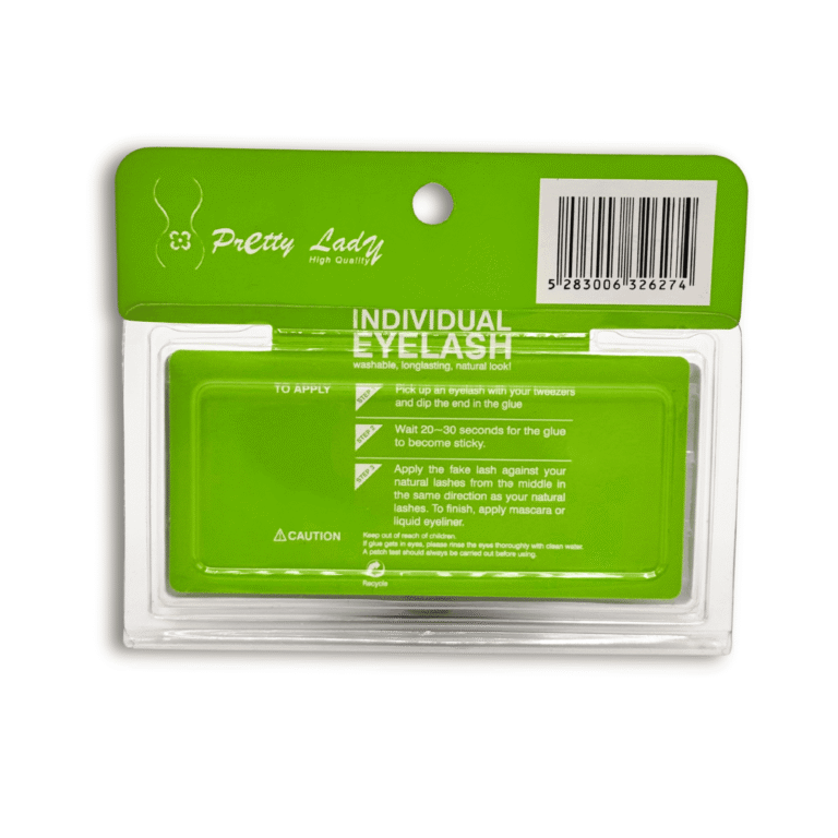 individual short double black knot free eyelashes el#sdbkf