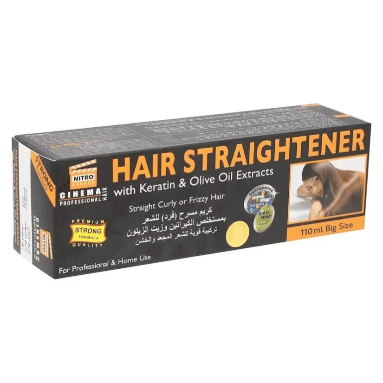 nitro canada cinema professional keratine & olive extract hair straightener cream for curly hair